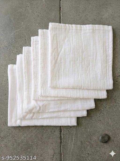 6 piece soft muslin cotton cloth  - Fluxx Kart