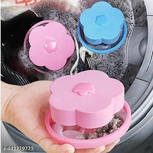 3 Pcs Washing Machine Floating Lint Mesh Bag Net Pouch Hair Catcher Lint Catcher Hair Filter for Household Tool(3 pcs) - Fluxx Kart