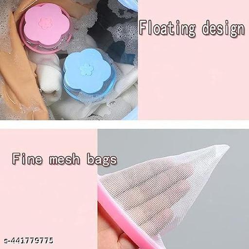 3 Pcs Washing Machine Floating Lint Mesh Bag Net Pouch Hair Catcher Lint Catcher Hair Filter for Household Tool(3 pcs) - Fluxx Kart