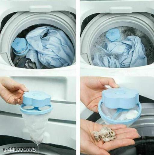 3 Pcs Washing Machine Floating Lint Mesh Bag Net Pouch Hair Catcher Lint Catcher Hair Filter for Household Tool(3 pcs) - Fluxx Kart