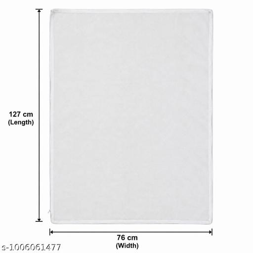  Food Drying Net with Zip Cover | Papad Drying Cloth for Papad, Vadagam, Chillies, Herbs & Spices | Breathable & Reusable | Bird & Dust Protection | White | (127*76 cm,PACK-1) - Fluxx Kart