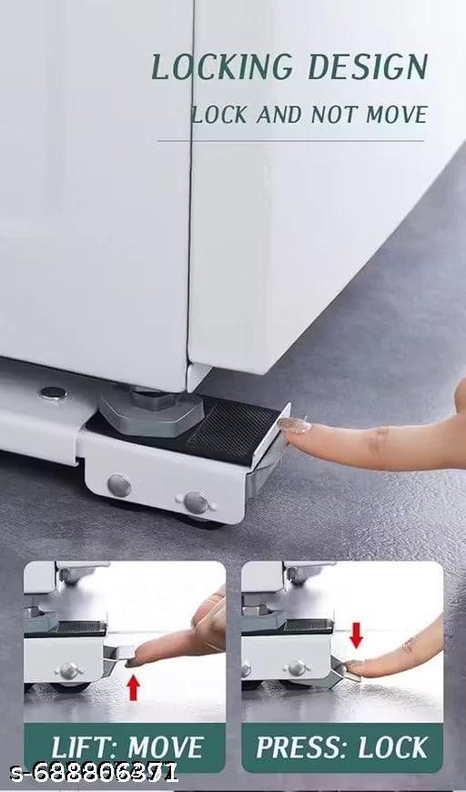Furniture Lifter Tool Set Heavy Duty Trolley Furniture Mover Sliders Heavy Load Moving Wheels for Furniture Furniture Mover Lifter, Furniture Rollers Set for Home Appliance (WHITE) - Fluxx Kart