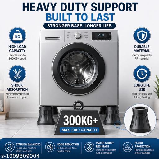 Refrigerator Stand, Washing Machine Stand,Furniture Base Stand, Fridge Stands for Single Door and Double Door  - Fluxx Kart