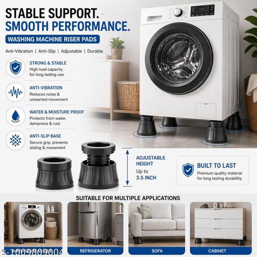 Refrigerator Stand, Washing Machine Stand,Furniture Base Stand, Fridge Stands for Single Door and Double Door  - Fluxx Kart
