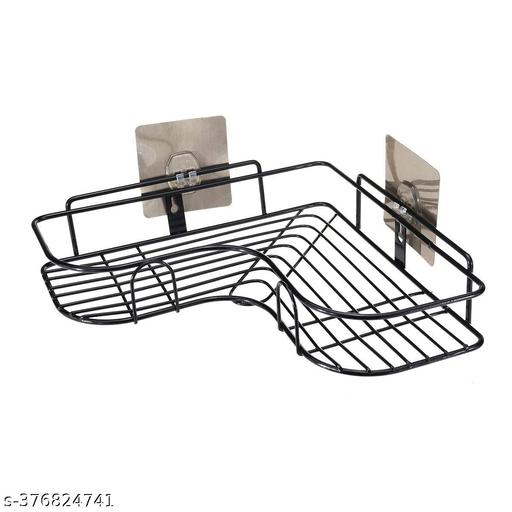 2 pis combo of the Self-Adhesive Metal Bathroom Corner Rack Storage Shelves Bathroom Shelf/Shelves Corner - Fluxx Kart