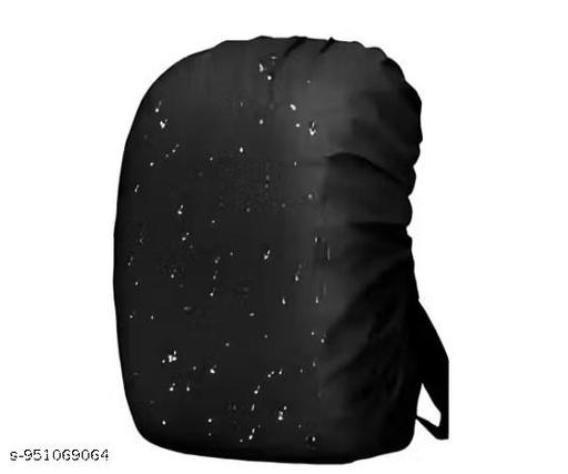Rain Cover for Bag Waterproof Dustproof Protector Elastic Adjustable for Trekking, Laptop, School, College, Office Bag Upto 35Ltr Rain Cover Backpack with Pouch - Fluxx Kart