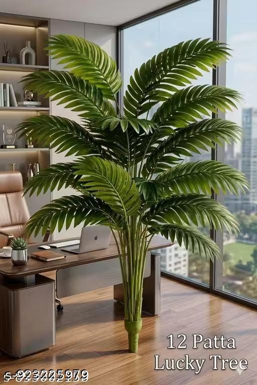Lucky tree 18 patta plant without pot for home office bedroom and any area decorate the house fast - Fluxx Kart