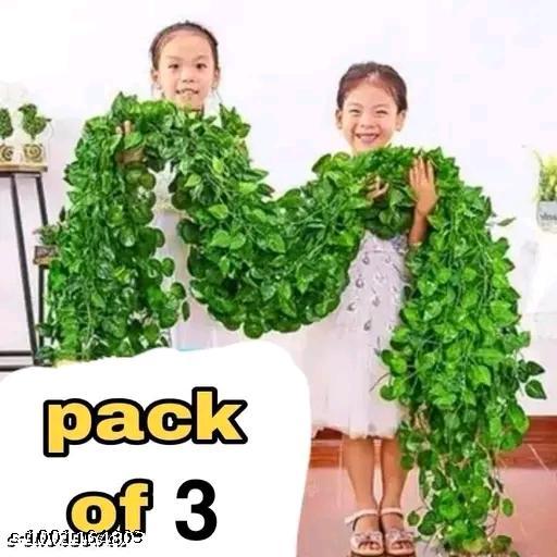 Smart_ Choice Long Artificial Money Plant Vine Set | Decorative Hanging Green Leaves for Home Wall Decor - Fluxx Kart