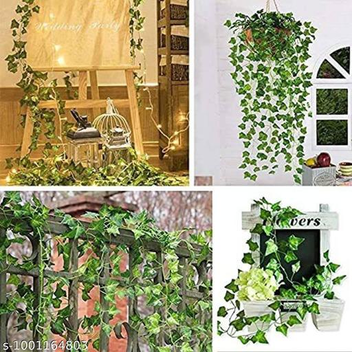 Smart_ Choice Long Artificial Money Plant Vine Set | Decorative Hanging Green Leaves for Home Wall Decor - Fluxx Kart