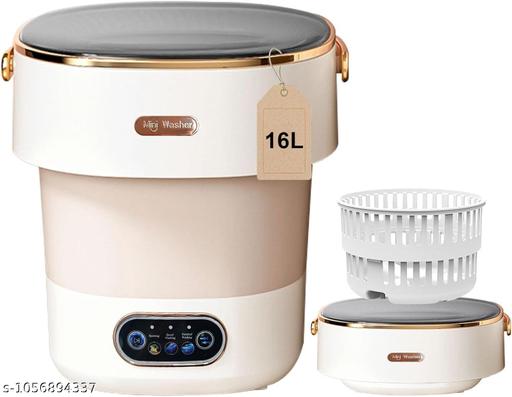 SeMi AuToMaTiC FoLdInG 9L SmAlL MiNi WaShInG MaChInE WiTh DrYeR DeEp CLeAnInG FoR UnDeRwEaR WaShINg MaChInE SeMi AuToMaTiC S7 - FRK Products 