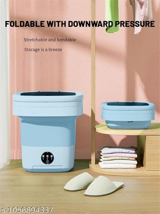 SeMi AuToMaTiC FoLdInG 9L SmAlL MiNi WaShInG MaChInE WiTh DrYeR DeEp CLeAnInG FoR UnDeRwEaR WaShINg MaChInE SeMi AuToMaTiC S7 - FRK Products 
