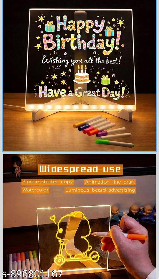 DIY Acrylic LED Note Board