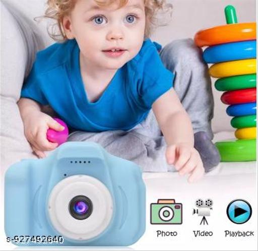 Kids Digital Toy Camera for Boys & Girls | Mini HD Camera with Video Recording, Games & Rechargeable Battery | Birthday Gift for Children | Cute Cartoon Design - Gadgetztore