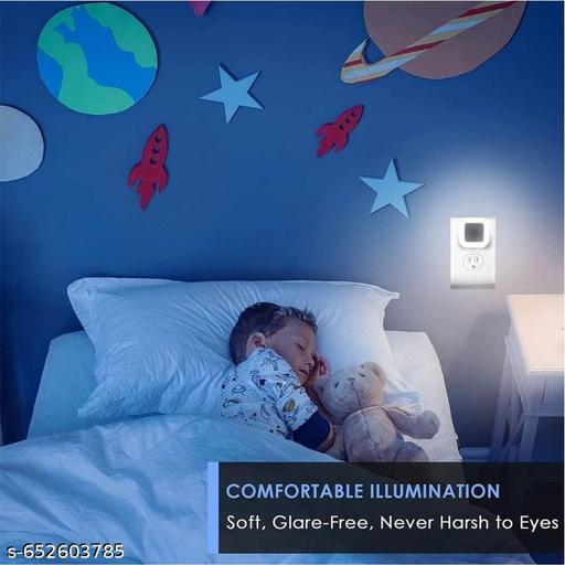 2 Pin Night Lamp 0.5 Watt Plug & Play Bulb for Bedroom, Living Room, Zero Watt Light Direct Socket Night Lamp - Gadgetztore
