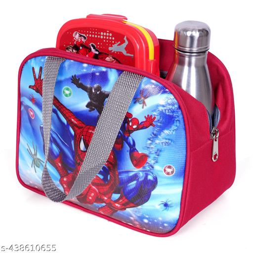 Spiderman bag 30 Liter 16 ×12inch Pre-School 31cm For Nursery (LKG/UKG/1st std) Waterproof School Bag with Free lunch bag - Gadgetztore