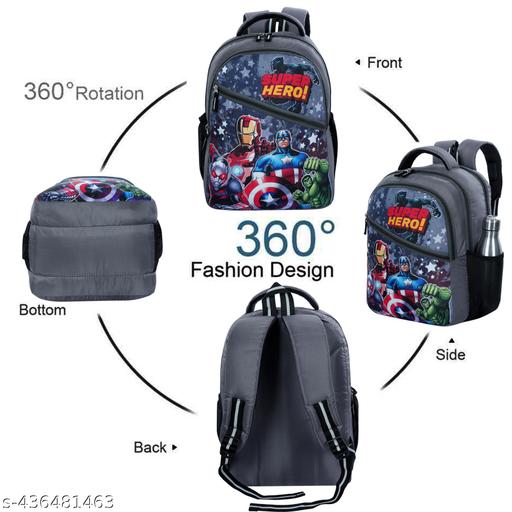 Kids Digital Printed Bag Nurserry To Class  6th - Gadgetztore