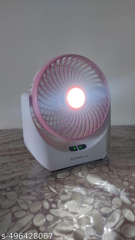 शक्तिशाली रिचार्जेबल टेबल फैन LED लाइट के साथ, घर के लिए टेबल फैन, टेबल फैन, ऑफिस डेस्क के लिए टेबल फैन, उच्च गति का टेबल फैन, रसोई के लिए टेबल फैन (1880) - मल्टीकलर, 1 फैन का पैक - Gadgetztore
