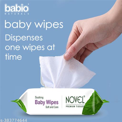 Baby Wipes 72 Sheets pack of 3/with Lid - Gadgetztore