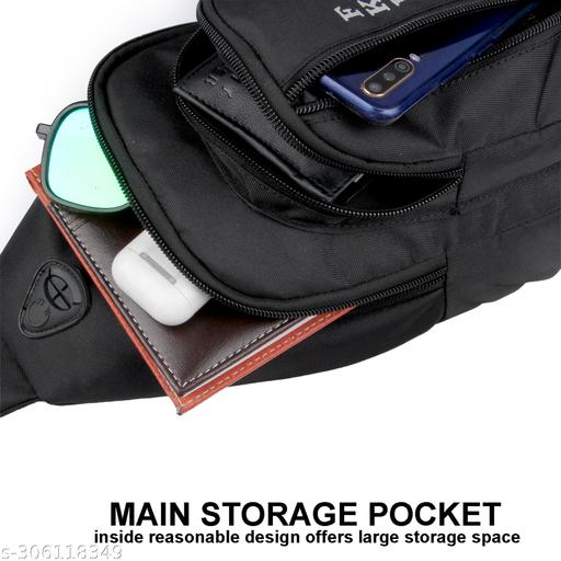 Waist Bag black for Men and woman Unisex Fanny Bag Bum bag Women Festival Fanny Pack Light Weight Hip Pouch Waterproof Travel Bag Belt Bag,Fanny Pack for Hiking Travel Camping Running Sports - Gagan Elite