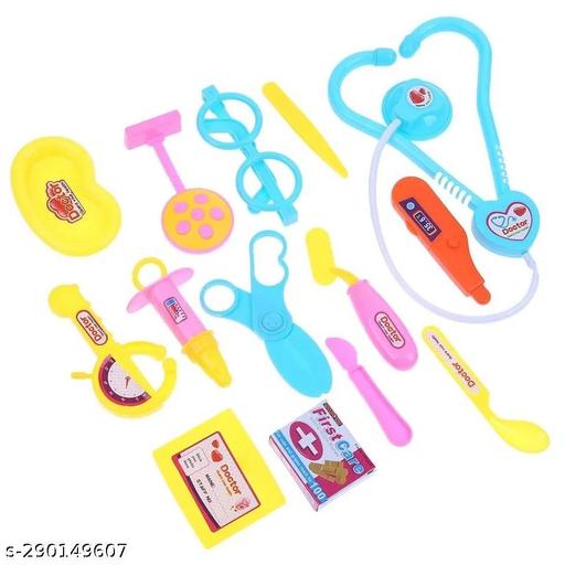 Doctor Play Set Medical Carry-case Nurses Toy Set Fun Gift Education for Kids (Multicolor) - Gagan Elite