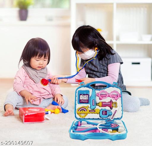 Doctor Play Set Medical Carry-case Nurses Toy Set Fun Gift Education for Kids (Multicolor) - Gagan Elite