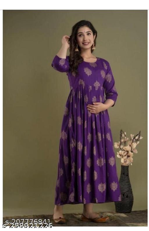 Letest Sensational Feeding Kurtis & Kurta Sets And Stylish Anarkali Maternity kurti & gown  - Gagan Elite