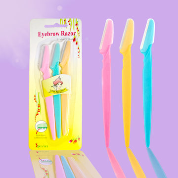 Eyebrow & Facial Hair Remover Razor - 3 Pack for Women & Men - Gagan Elite