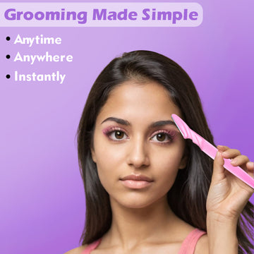 Eyebrow & Facial Hair Remover Razor - 3 Pack for Women & Men - Gagan Elite