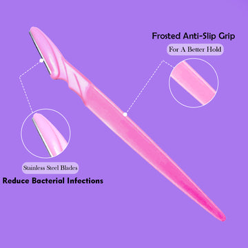 Eyebrow & Facial Hair Remover Razor - 3 Pack for Women & Men - Gagan Elite