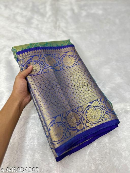 Kanjiwaram tissue soft silk saree very beautifull saree  - Gagan Elite