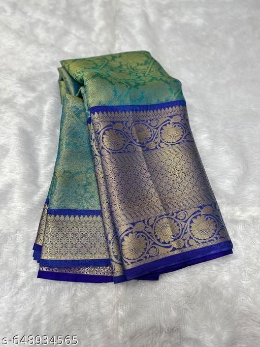 Kanjiwaram tissue soft silk saree very beautifull saree  - Gagan Elite