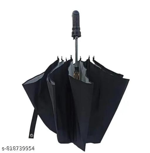 BUY 1 GET 1 FREE REGULAR BLACK UMBRELLA FOR MEN , WOMEN AND KIDS - Happyyoo
