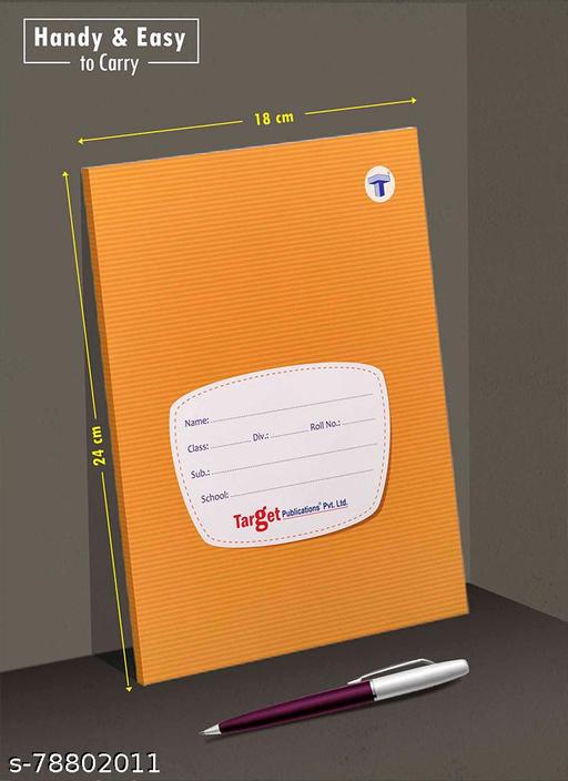 Target Publications Notebooks for Kids | Single Line Small Copy | 76 Pages | 18 cm x 24 cm | Pack of 8 - Happyyoo