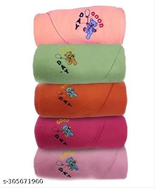 BABY HOODED WRAPPER BLANKETS PACK OF 5 EASY TO CARRY - Happyyoo