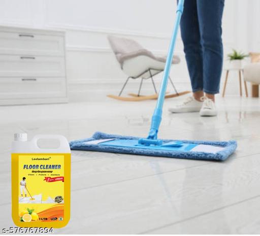 Leelambari  Tile, Floor & Ceramic Cleaner, Multi-surface Bathroom Cleaner Kills 99.9% Germs Lemon  (1 L) - Happyyoo