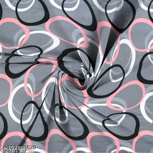 Super Soft Glace Cotton All Round Elastic Fitted Double Bed Bedsheet with 2 Pillow Covers-72x78x8 Inches-fiteed_Double - Happyyoo