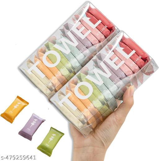 Axenta 14pcs Compressed Towel Set - Travel Compressed Cotton Face Towels - Happyyoo