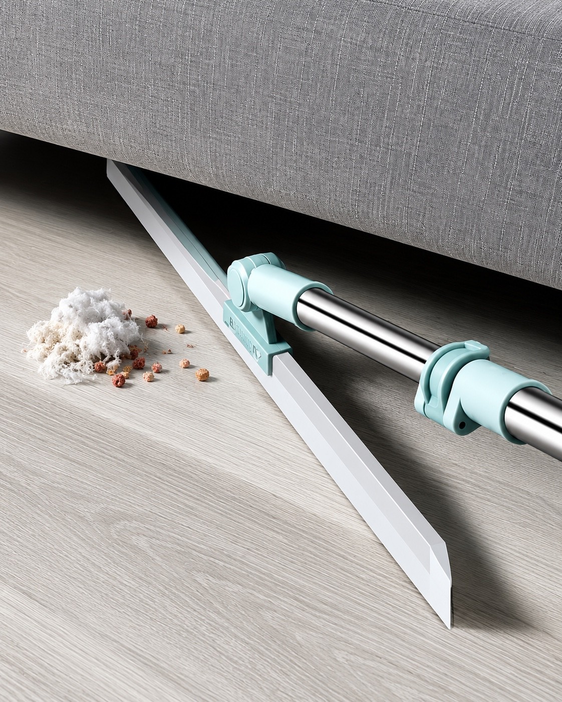 Magic Broom Sweeper for Floor Cleaning – Multifunctional Silicone Wiper Mop with Stainless Steel Extendable Handle – Wet & Dry Use – Bathroom Floor Wiper & Window Squeegee Viper for Home | 50-Inch Rotating Floor Squeegee, Heavy Duty Bathroom Wiper with 180-Degree Swivel Head - HOME SHOPY