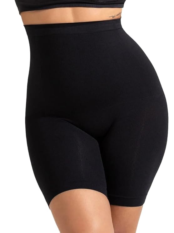 Women's High Waist Tummy Control Shapewear (Black) - Innaall.Store