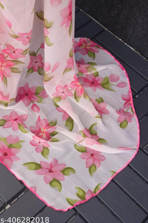 FLOWER DESIGNER SAREE - roslyncart
