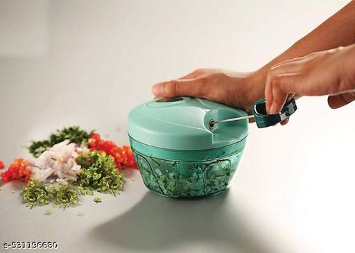 Chopper food prosser for onion and vegetable | Mannual Chopper for fruits and vegetables (500ml);  Manual vegetable chopper  ;Hand vegetable cutter ; Fruit and vegetable dicer ; Kitchen chopper manual  Manual food processor ; Manual chopper for onions and tomatoes  - roslyncart