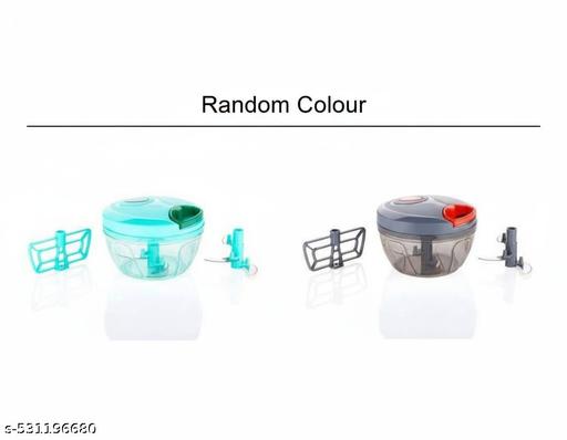Chopper food prosser for onion and vegetable | Mannual Chopper for fruits and vegetables (500ml);  Manual vegetable chopper  ;Hand vegetable cutter ; Fruit and vegetable dicer ; Kitchen chopper manual  Manual food processor ; Manual chopper for onions and tomatoes  - roslyncart