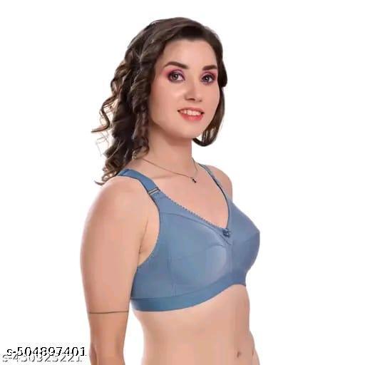 girl women bra fancy bra cotton bra best quality pack of 3 - roslyncart