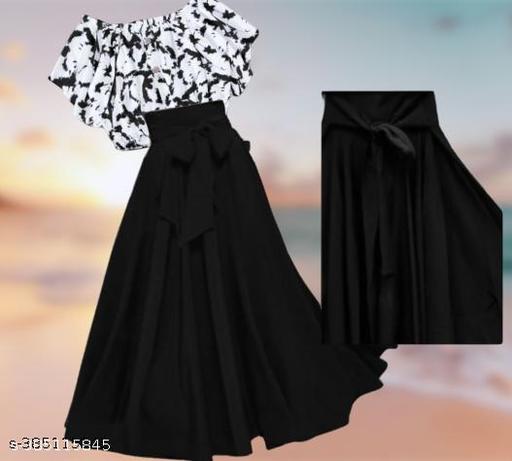 Urbane Partywear Women Top & Bottom Sets - roslyncart