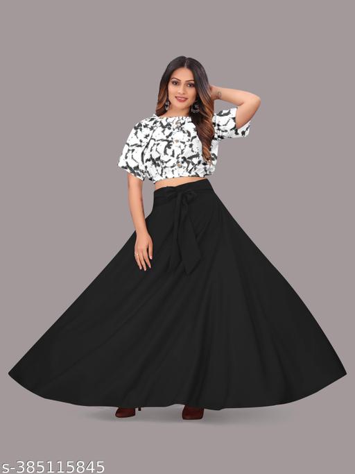 Urbane Partywear Women Top & Bottom Sets - roslyncart