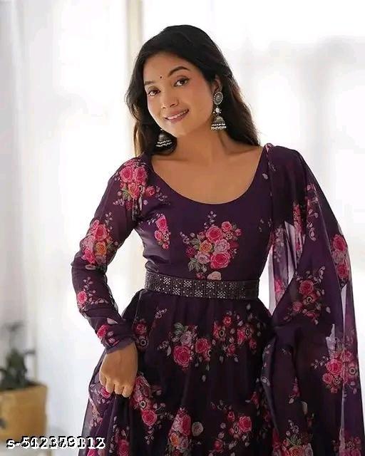NEW  DRESSES ROZI WINE  IN WOMEN / GILS - roslyncart