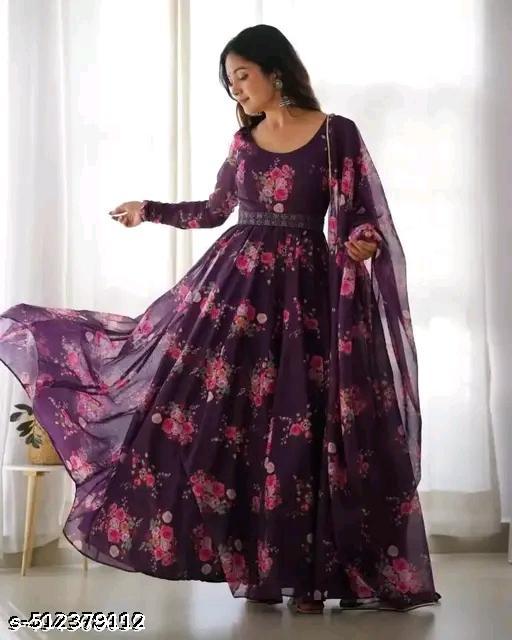 NEW  DRESSES ROZI WINE  IN WOMEN / GILS - roslyncart