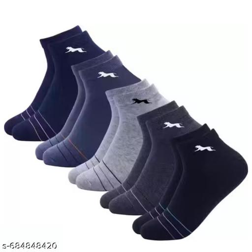 Perfect Rabdhira Summer Men Solid Ankle Length (Pack of 5) Quality Perfect - roslyncart
