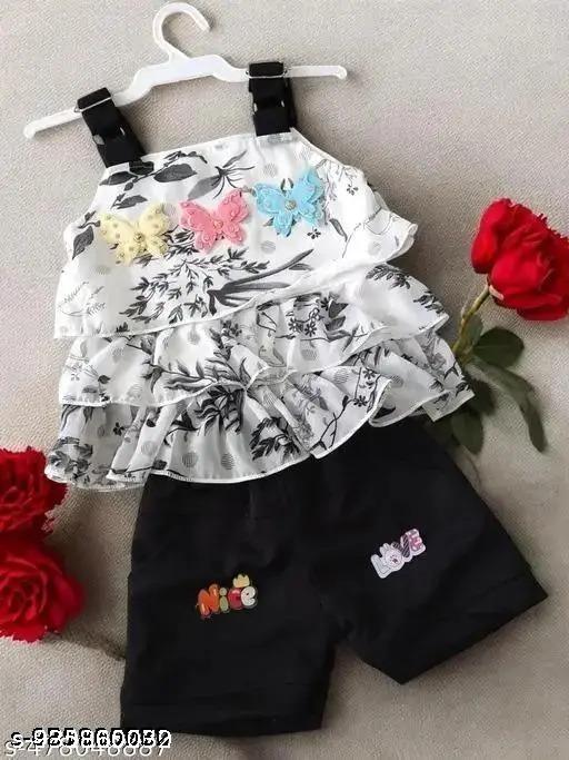 #Trendy ELEGANT BLACK & WHITE FLORAL GIRLS OUTFIT ✨  #girlsfashion #kidswear #stylishgirls #blackandwhitefashion #cutegirlsoutfit #littlefashionista #trendykidswear #summerstyle #partywear #casualfashion #toddlersfashion #fashionforkids #newarrival #cutekids #girlsclothing - roslyncart