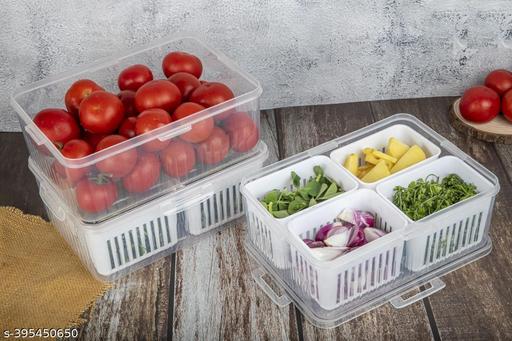Fridge Storage Boxes Freezer Storage Containers, Container for Kitchen Storage Set of 1 - Kitchen Accessories Only